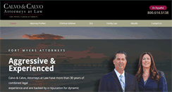 Desktop Screenshot of calvolaw.com